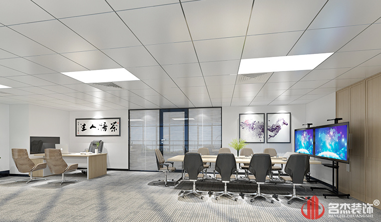 高科技公司董事长室装建