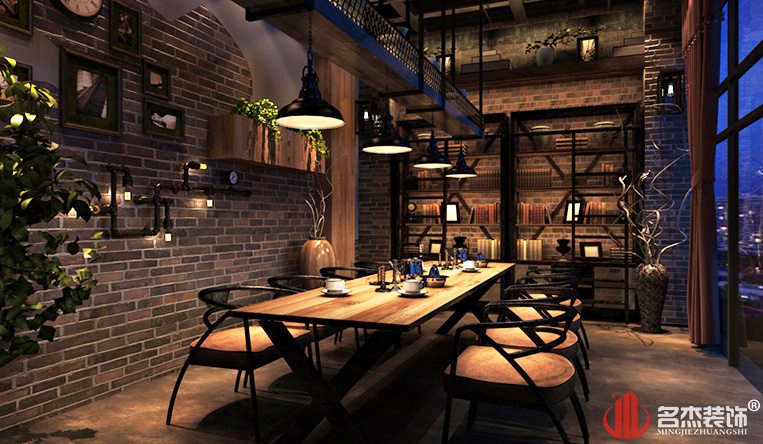 复古工业风餐厅装建