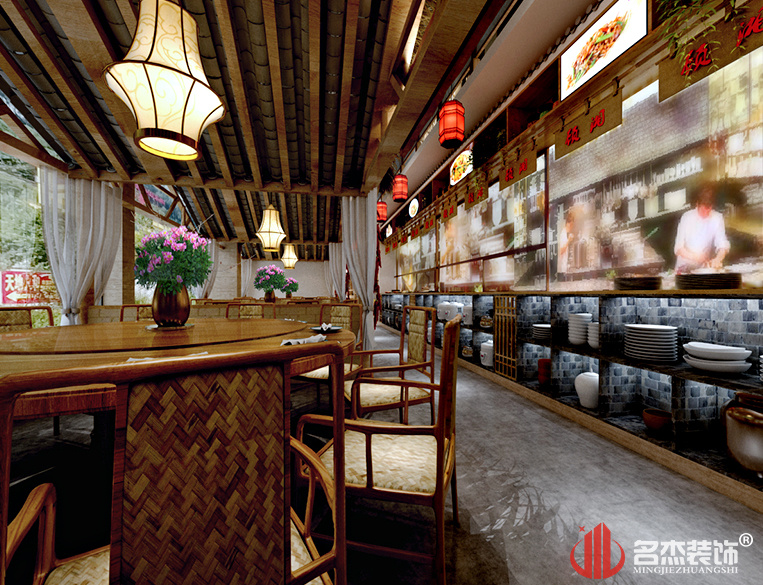 湘菜馆传菜区装建设计