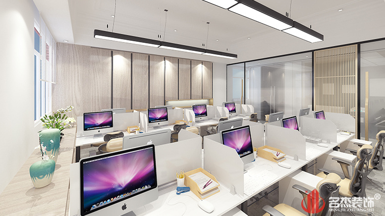 办公室装建成效图角度二