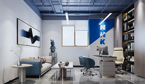 广州星光源汽车配件办公室装建设计