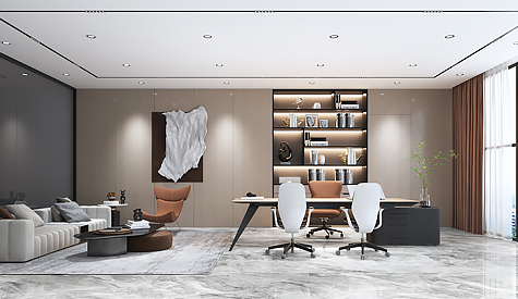 广州凌绝顶智能设备办公室装建设计