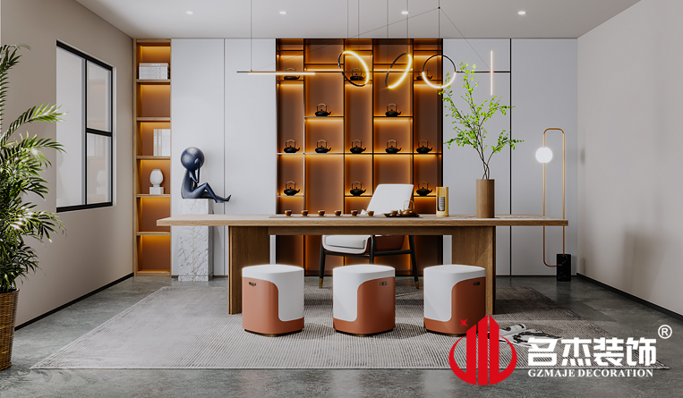 茶馆装建设计成效