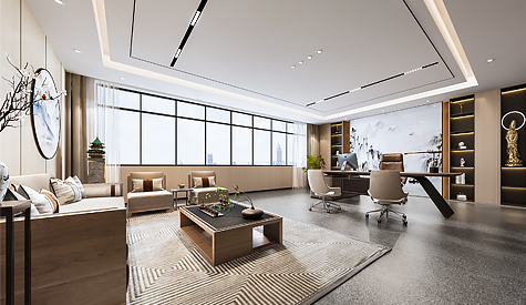 广州市胡氏标签印刷办公室装建设计