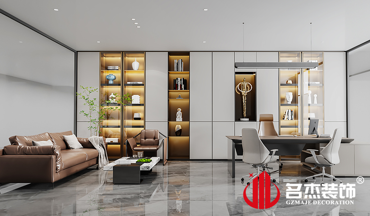 经理室装建设计成效