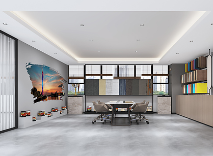 广东欧涂新资料办公室装建设计