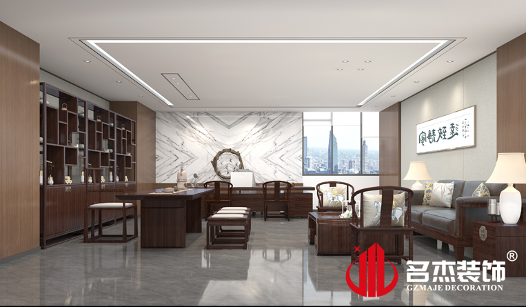经理室装建设计成效