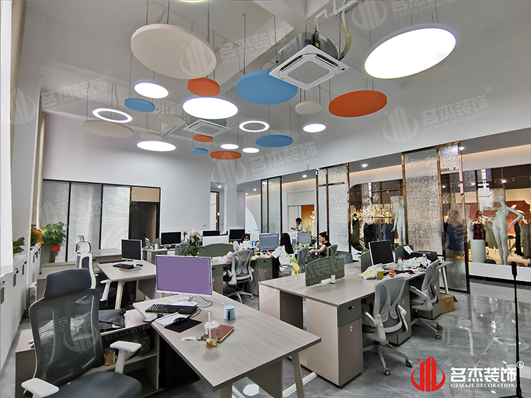 盛开办公区装建实景成效