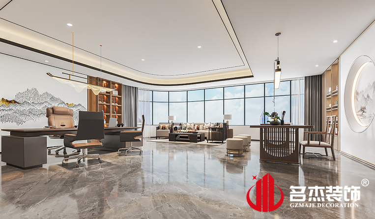 董事长室装建设计成效