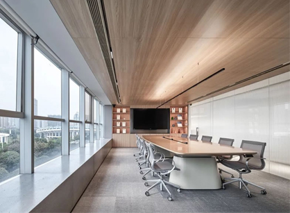 平面基础元素的办公装建设计空间若何与使用者进行交互——汉森博盛