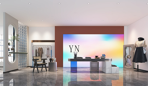 广州盈纳衣饰办公室空间装建设计